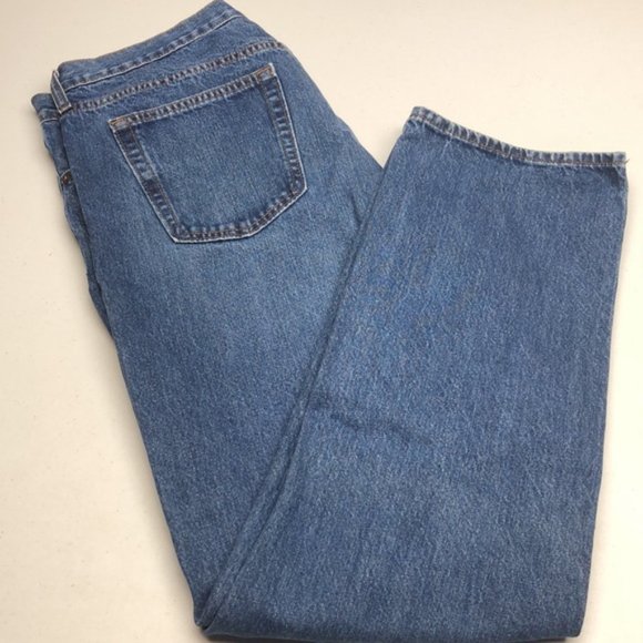 LIKE NEW VINTAGE OLD NAVY REGULAR STRAIGHT JEANS 34x32 ⭐️ - Picture 3 of 10